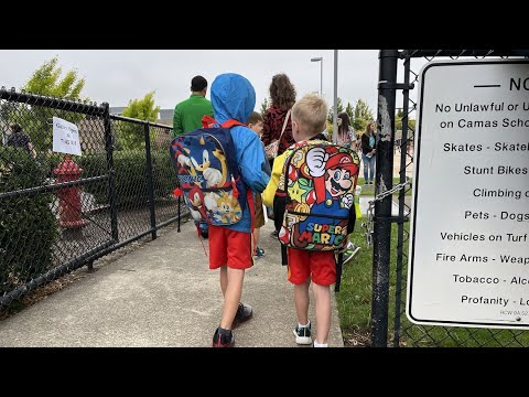 Students In Camas School District Attend First Day Of School