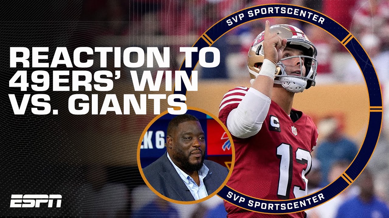 The 49ers are a TOP 3 TEAM in the NFL 🗣️ Damien Woody on San Fran's win vs. Giants 👀 | SC with SVP 2 The 49ers Are A Top 3 Team In The Nfl 🗣️ Damien Woody On San Fran’s Win Vs. Giants 👀 | Sc With Svp