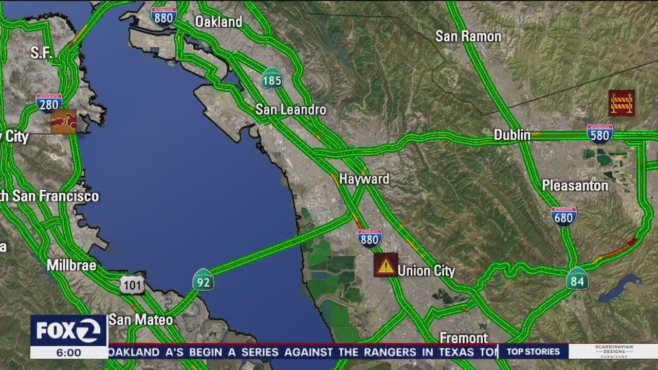 Truck Carrying Bottles Of Alcohol Flips Over In Union City