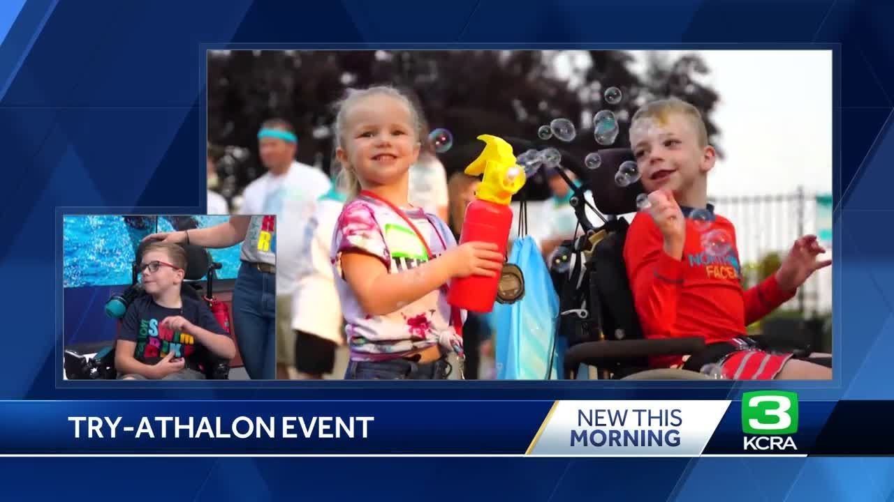 'TRY-athlon' event this weekend in Northern California gives kids of all abilities chance to shine 2 ‘try Athlon’ Event This Weekend In Northern California Gives Kids Of All Abilities Chance To Shine
