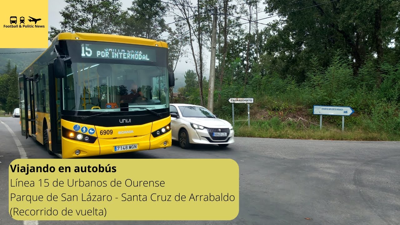Viaje en la línea 15 desde Santa Cruz de Arrabaldo hasta el Parque de San Lázaro 2 Viaje En La Línea 15 Desde Santa Cruz De Arrabaldo Hasta El Parque De San Lázaro