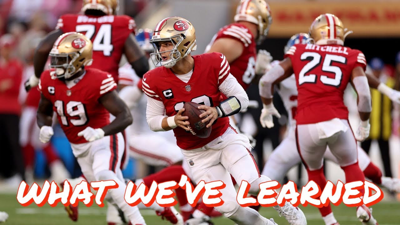 What We’ve Learned About The 49ers Through Three Weeks