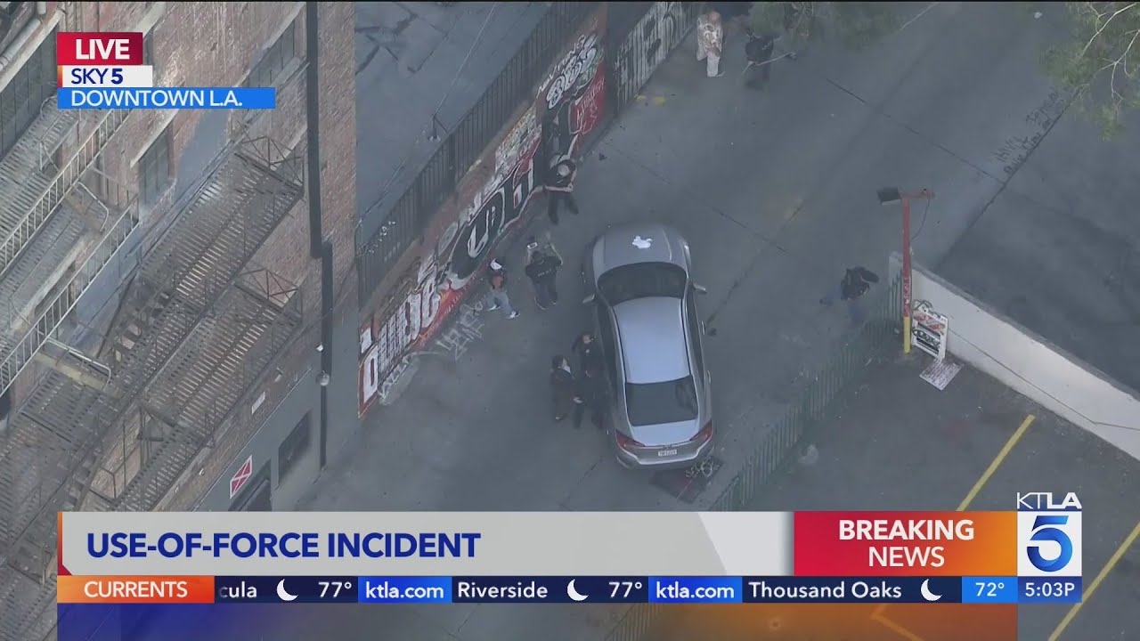 2 injured in use-of-force incident involving police in downtown Los Angeles 2 2 Injured In Use Of Force Incident Involving Police In Downtown Los Angeles