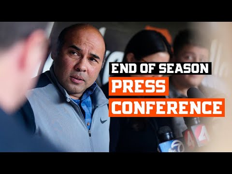 2023 End Of Year Press Conference With Giants President Of Baseball Operations, Farhan Zaidi