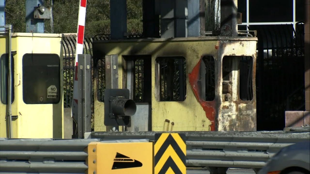 3 Lanes Closed Indefinitely On Richmond San Rafael Bridge, Toll Plaza Damaged After Crash: Caltrans