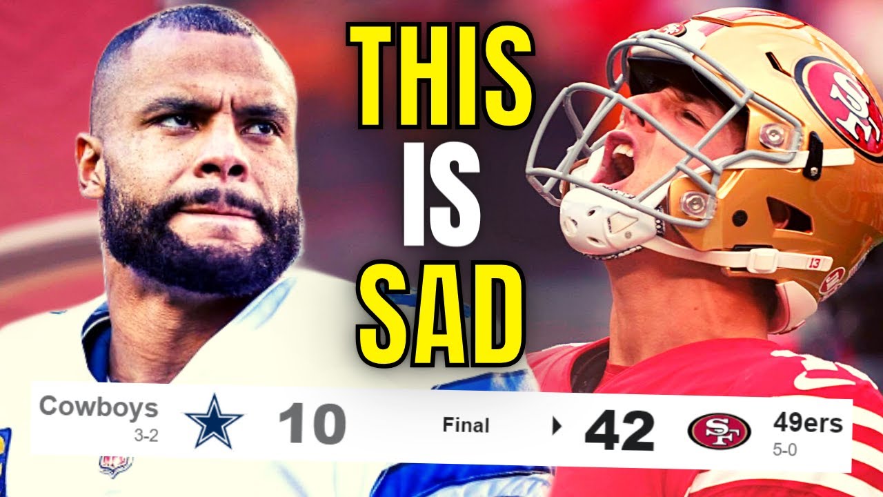 49ers Dominate Cowboys On Sunday Night Football | Dak Prescott Gets Destroyed By Fans