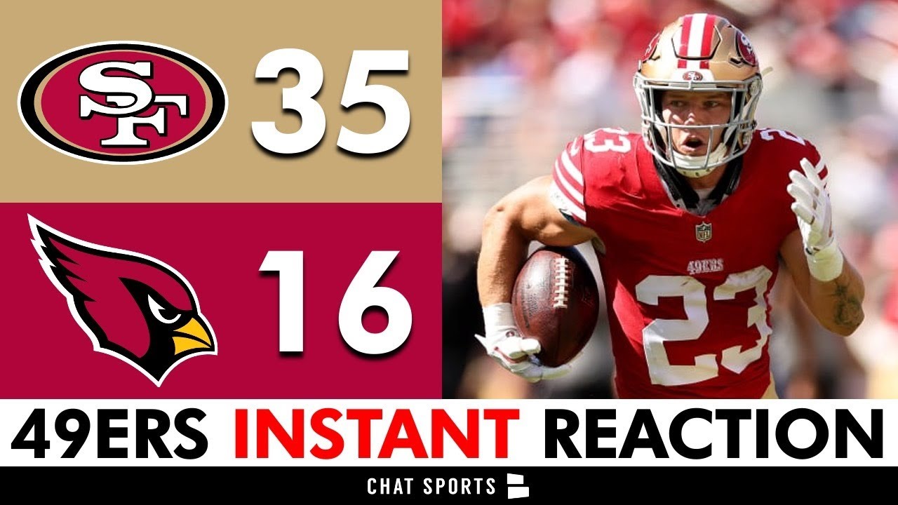 49ers Instant Reaction & News After Great Win Vs. Cardinals Ft. Brock Purdy, Christian Mccaffrey