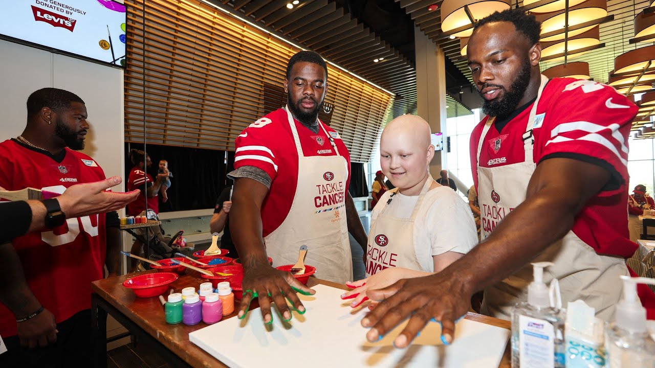 49ers Team Up With Cancer Warriors For Crucial Catch Art Therapy | 49ers