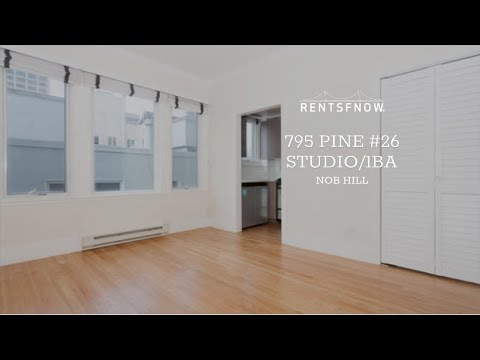 795 Pine #26, San Francisco Ca | Studio 1 Bath
