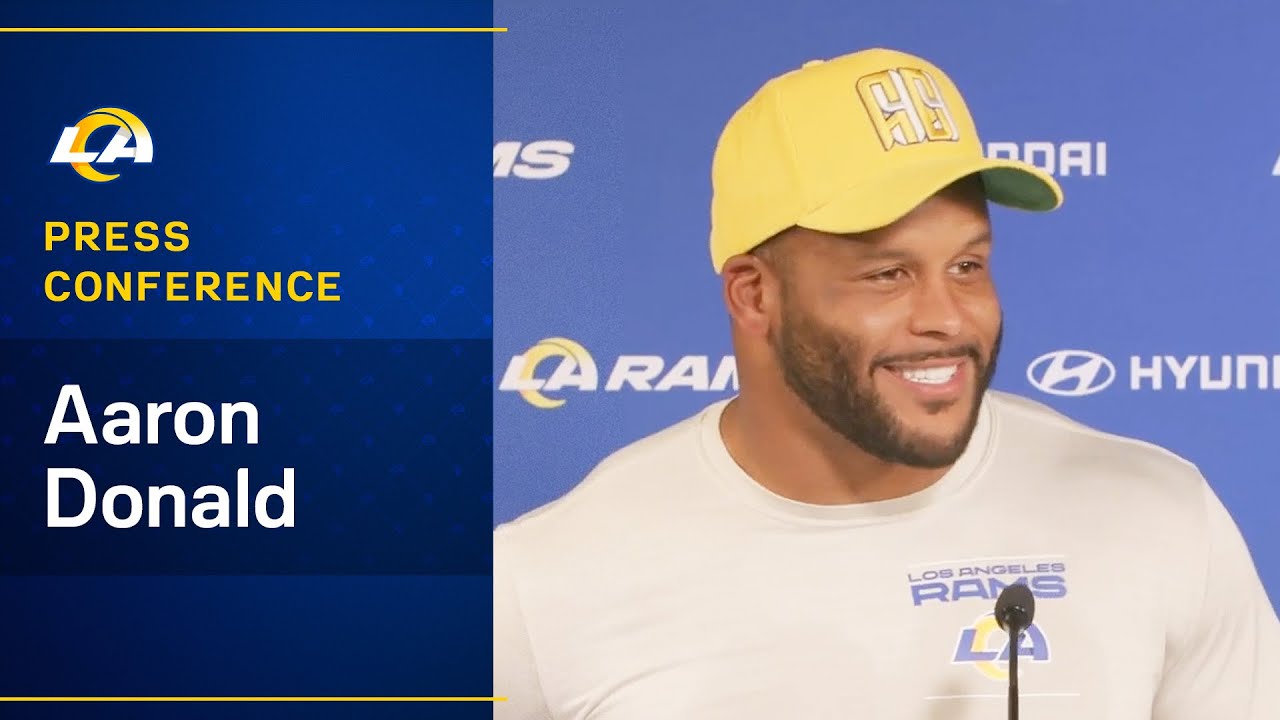 Aaron Donald & Rams Coordinators Addresses The Media Ahead Of Sunday’s Game Against The Eagles