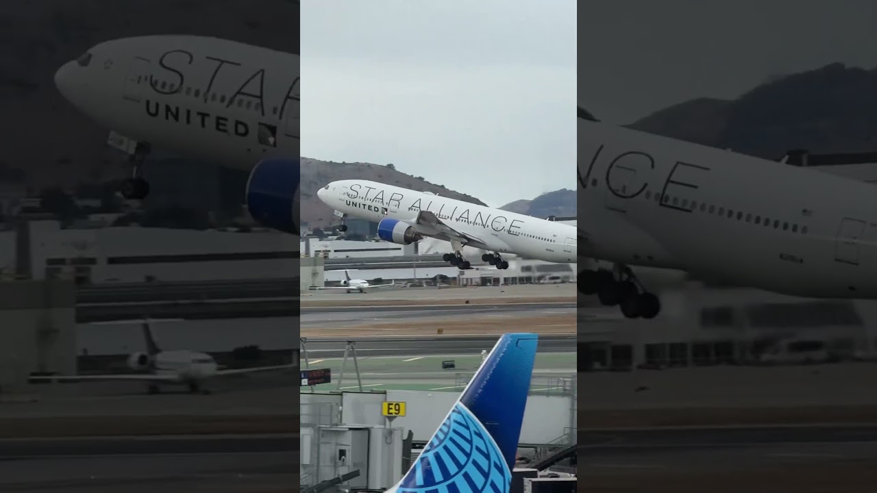 Aircraft Movements At San Francisco International Airport (sfo) #shorts #shortsvideo #aviation #sfo