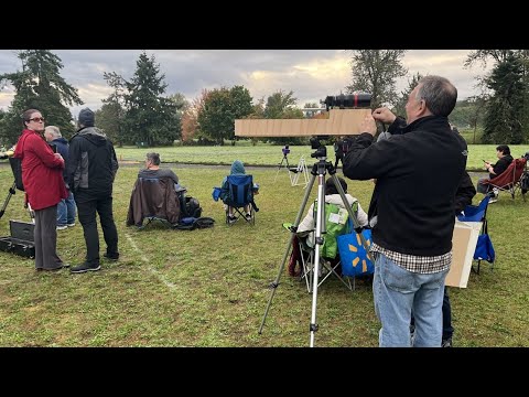 Annular eclipse viewers in Eugene luck out with well-timed cloud break 1 Annular Eclipse Viewers In Eugene Luck Out With Well Timed Cloud Break