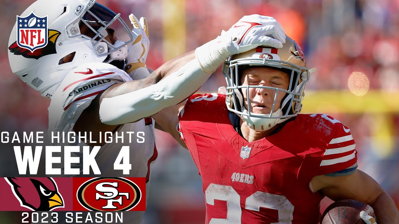 Arizona Cardinals Vs. San Fransisco 49ers | 2023 Week 4 Game Highlights