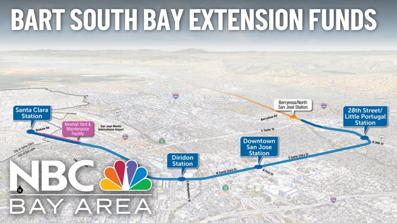 Bart Extension Into South Bay Receives Final $375m In Regional Funding