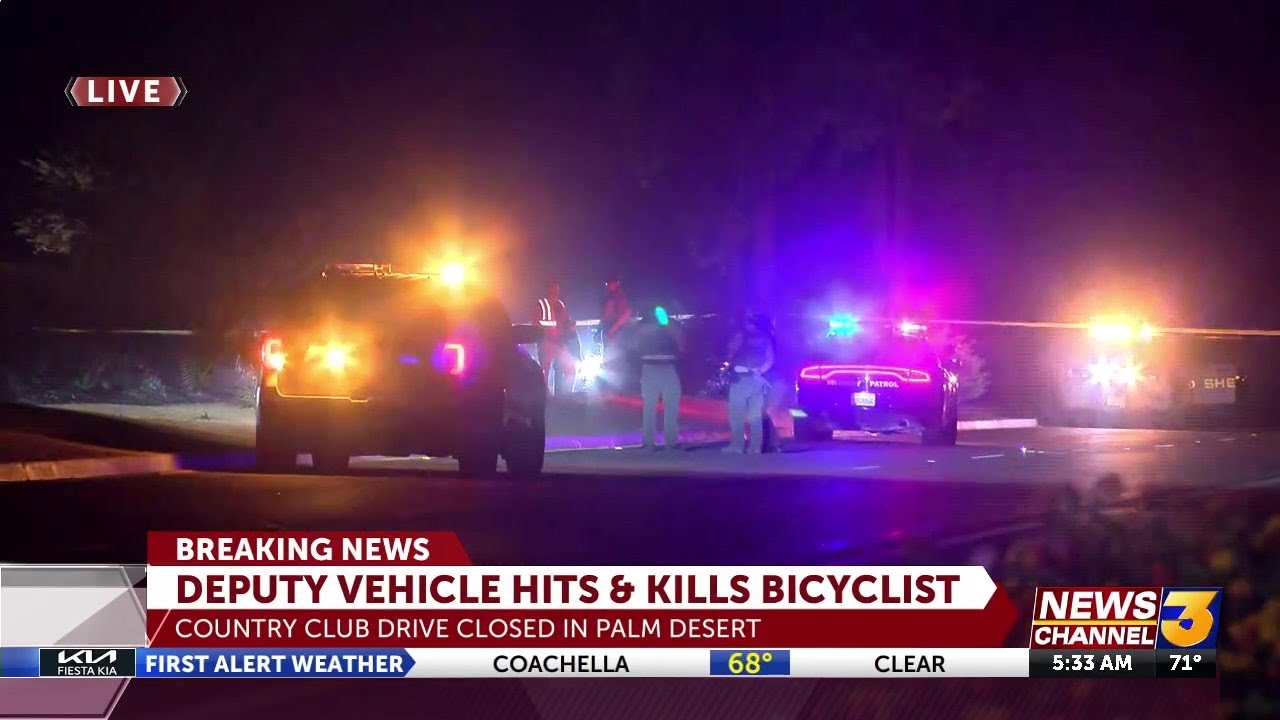 Bicyclist Killed In Palm Desert Collision With Riverside County Sheriff’s Vehicle