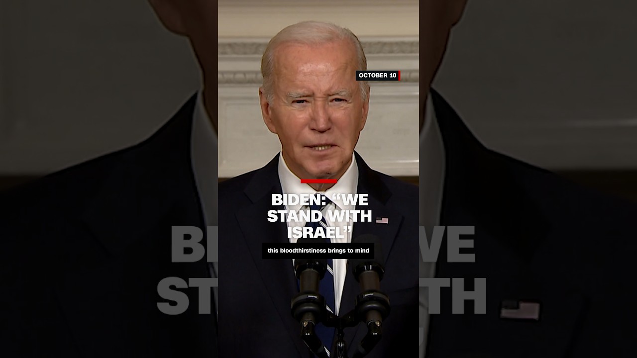 Biden: ‘we Stand With Israel’