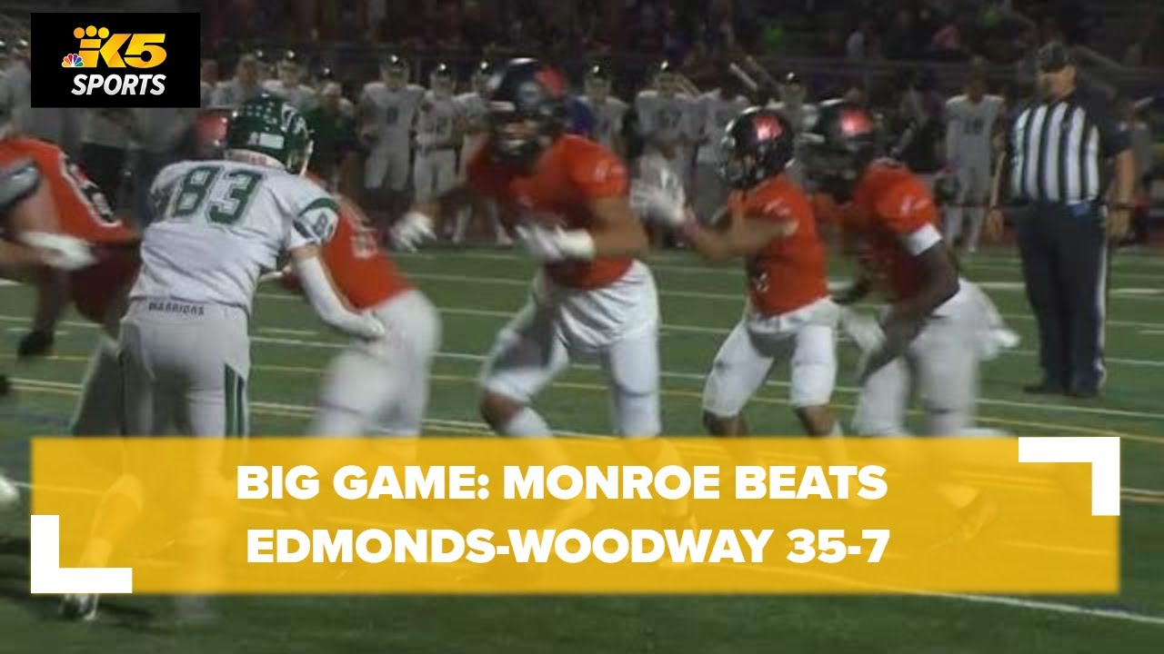 Big Game: Monroe Beats Edmonds Woodway 35 7