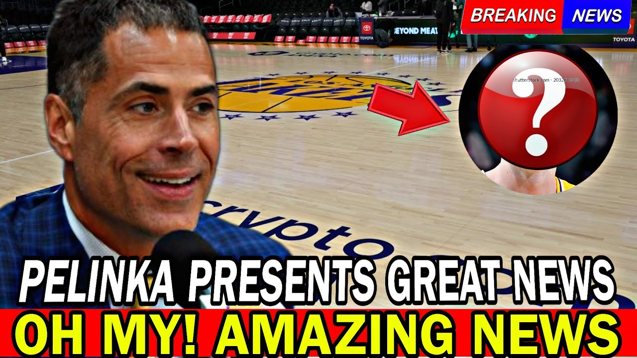 BIG NEWS IN LOS ANGELES! PELINKA HAS JUST CONFIRMED. TODAY'S LAKERS NEWS 1 Big News In Los Angeles! Pelinka Has Just Confirmed. Today’s Lakers News