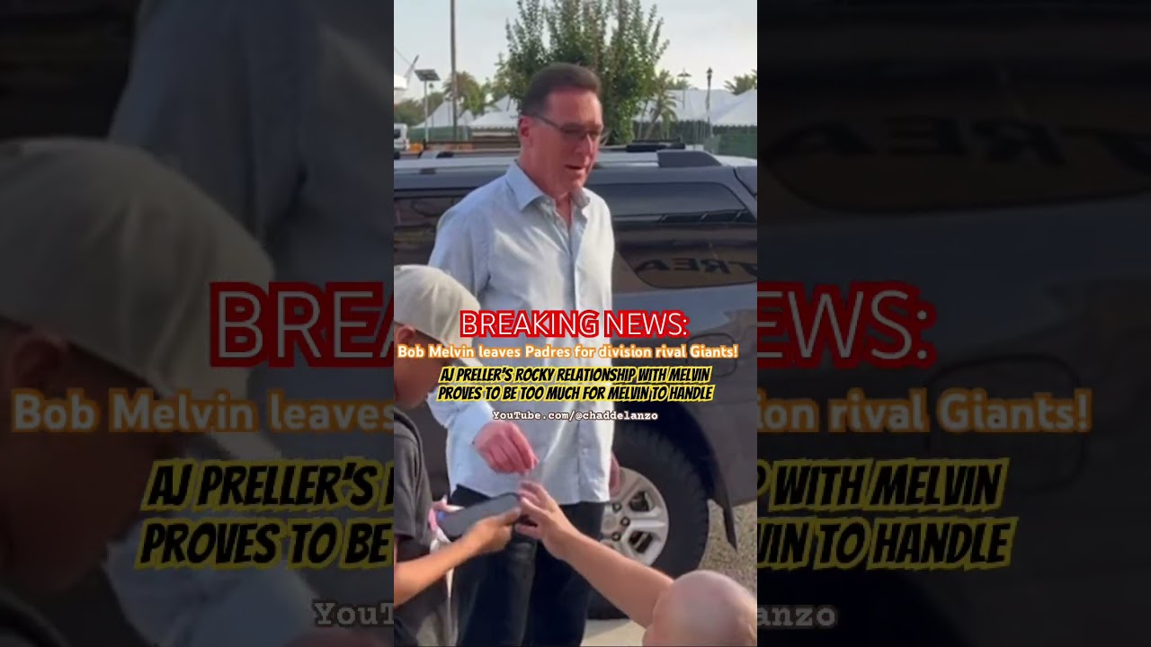 Bob Melvin Leaves San Diego #padres For San Francisco #giants!!! #mlb #shorts #breakingnews