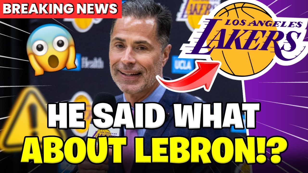 💣 BOMB! HE SAID SOMETHING UNEXPECTED ABOUT LEBRON JAMES... LOS ANGELES ...