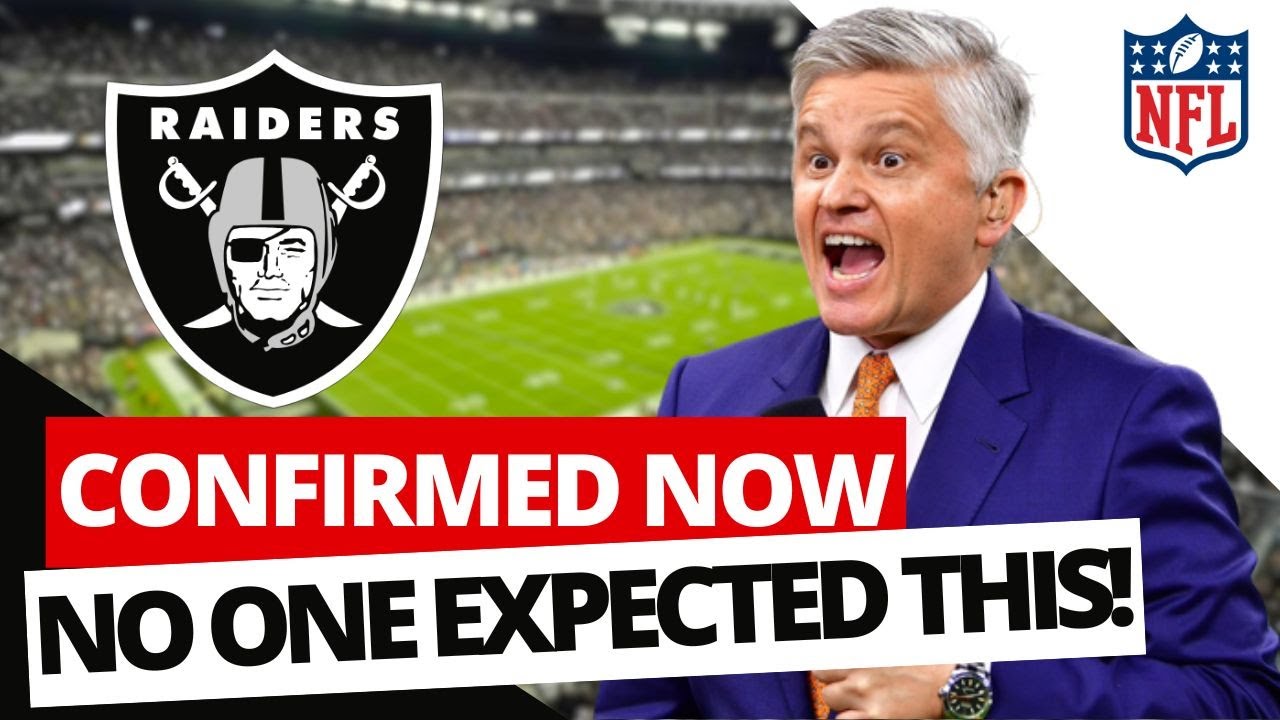 BOMBASTIC NEWS! JUST CONFIRMED! LAS VEGAS RAIDERS NEWS 1 Bombastic News! Just Confirmed! Las Vegas Raiders News