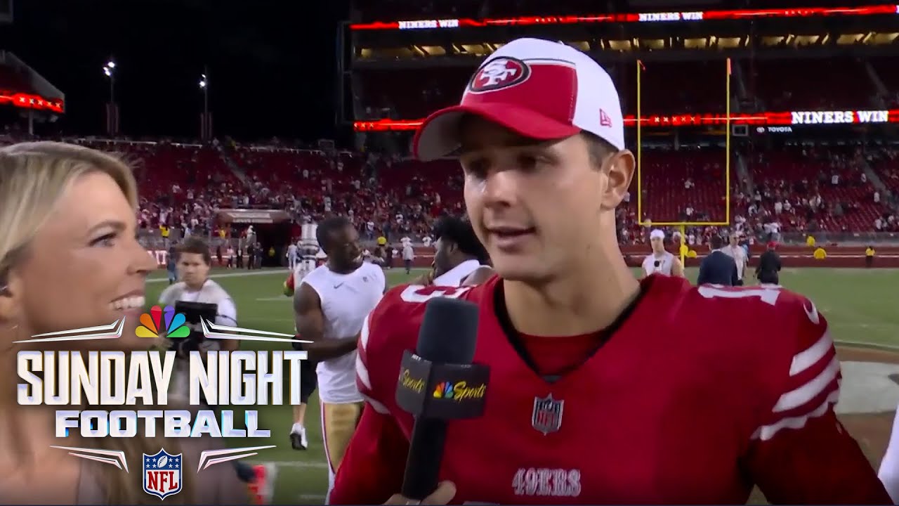 Brock Purdy: San Francisco 49ers’ Offense Is A Quarterback’s ‘dream’ | Snf | Nfl On Nbc