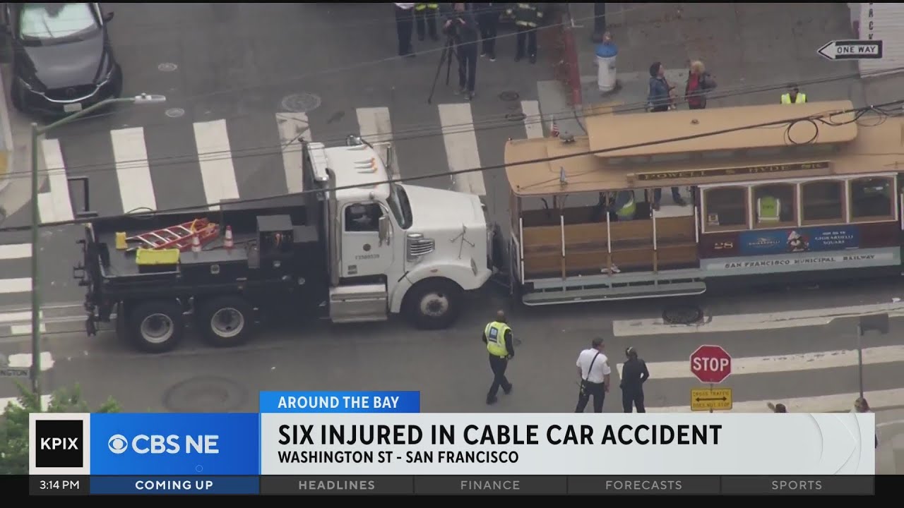 Cable Car Operator’s Abrupt Stop To Avoid Collision Injures 6 In San Francisco