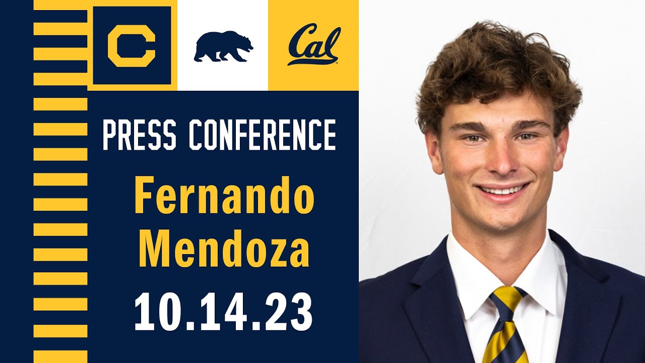 Cal Football: Fernando Mendoza Post Game Press Conference (10.14.23 At Utah)