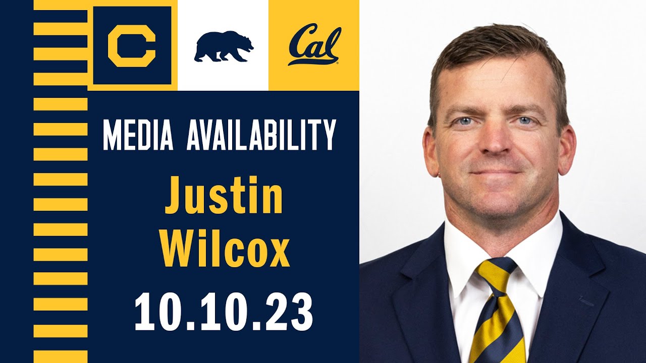 Cal Football: Justin Wilcox Media Availability (10.10.23)