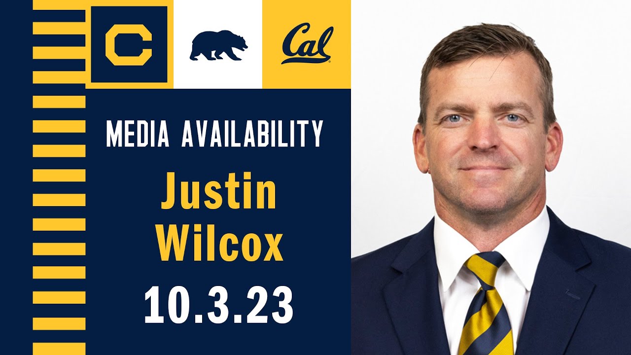 Cal Football: Justin Wilcox Media Availability (10.3.23)