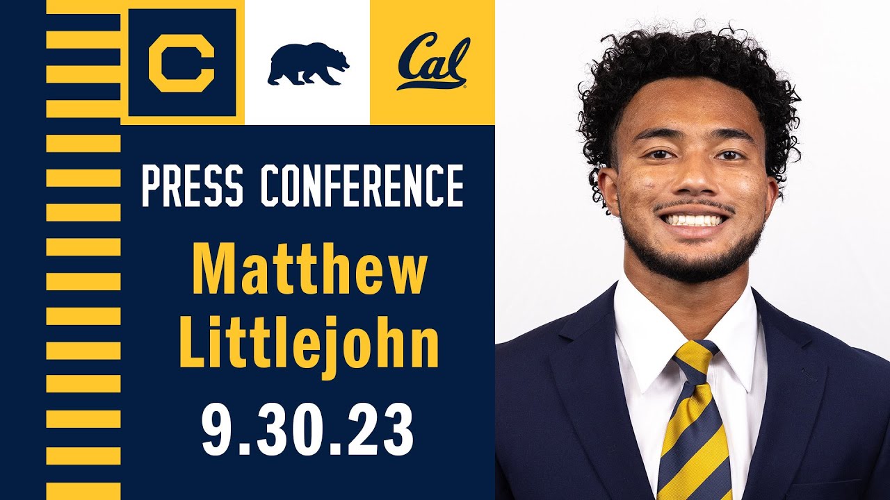 Cal Football: Matthew Littlejohn Post Game Press Conference (9.30.23 Vs. Arizona State)