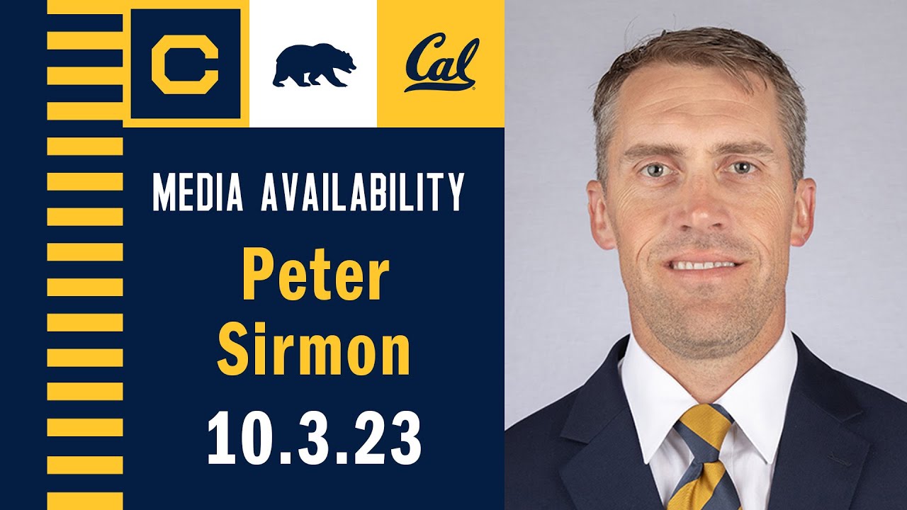 Cal Football: Peter Sirmon Media Availability (10.3.23)