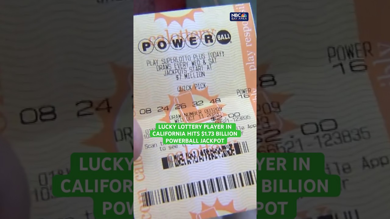 California lottery player hits $1.73 billion Powerball jackpot • # ...