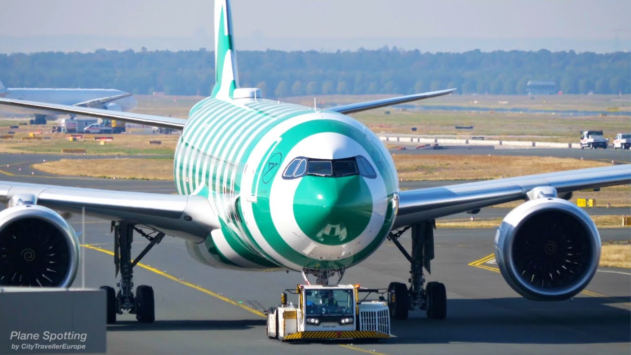 Closeup: Condor Airbus A330 Taxiing At Frankfurt Airport#condor #airbus #a330 #planespotting