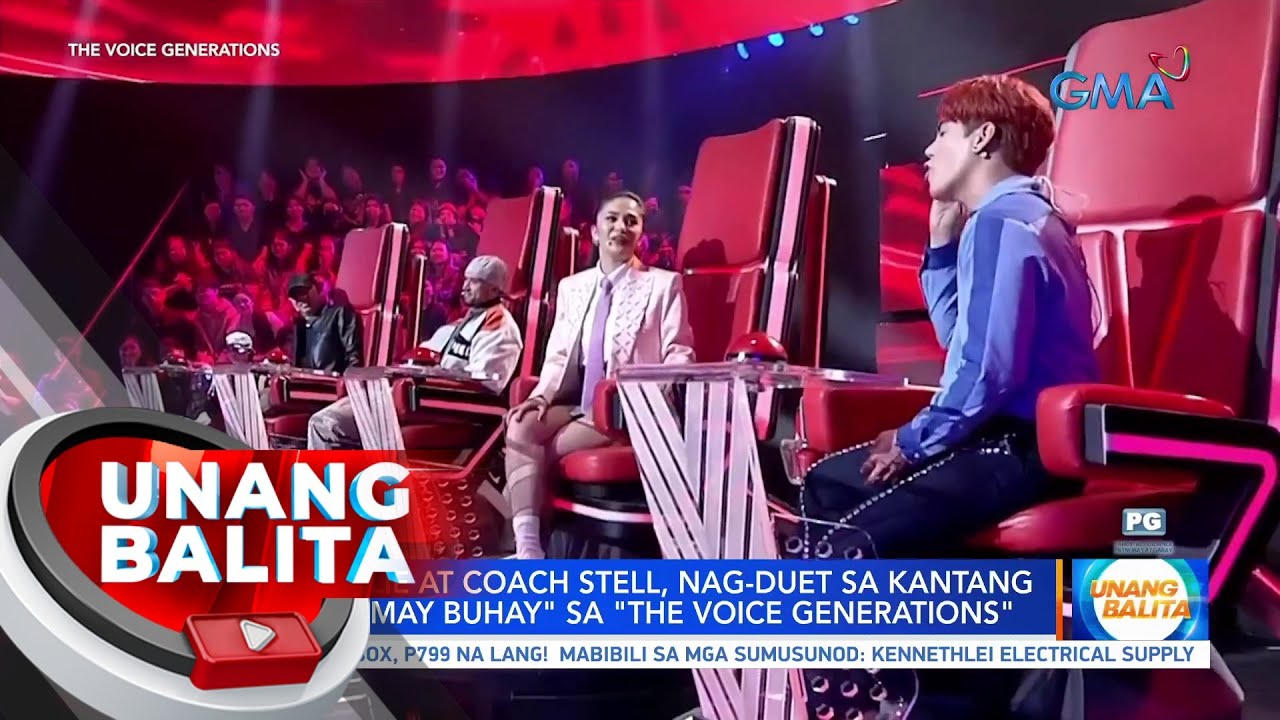 Coach Julie At Coach Stell, Nag Duet Sa Kantang “habang May Buhay” Sa “the Voice Generations” | Ub