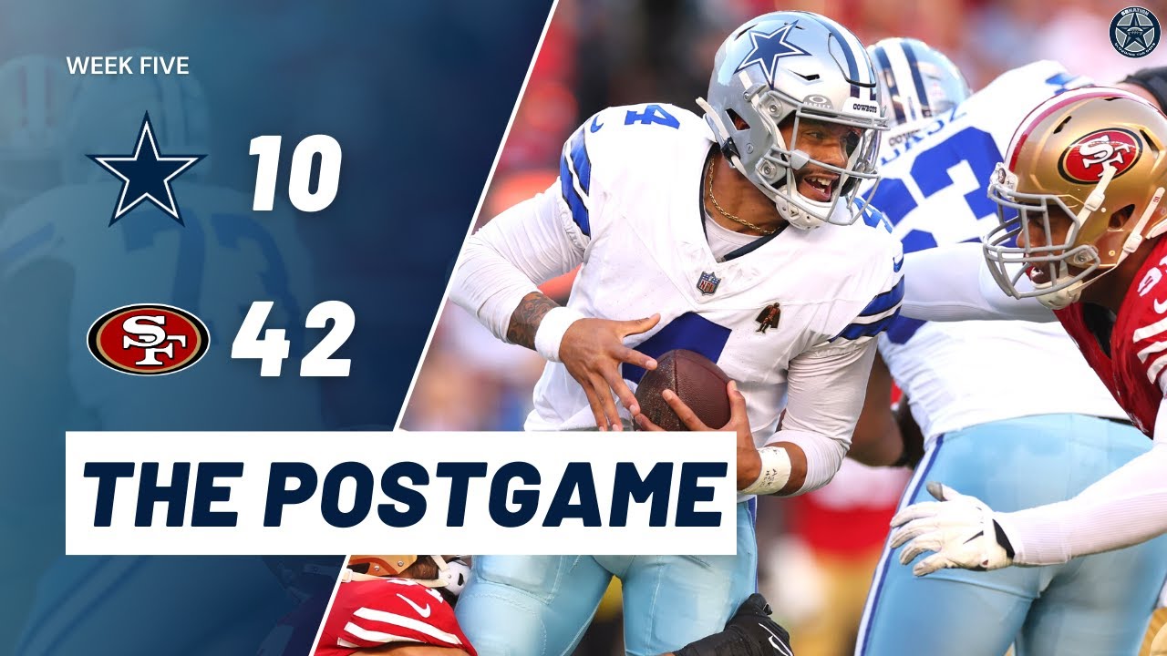 Cowboys Humiliated By 49ers 42 10 | The Postgame | Blogging The Boys