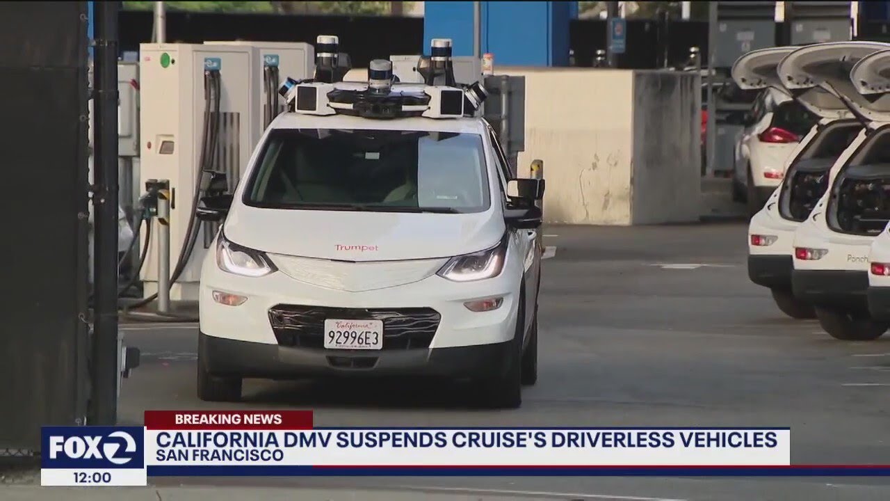 Cruise’s Permits Suspended For Driverless Cars