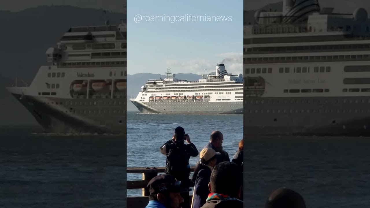 Cruiseship Leaving San Francisco! 🌁🇺🇲 #roamingcalifornia