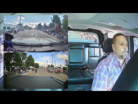 Dash Cam Video: Portland Man Drives Through Parade Route, Nearly Hitting People