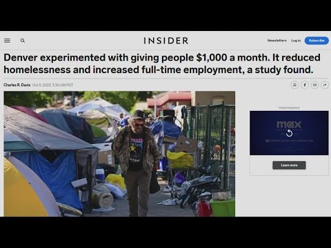 Denver Gave People $1,000 A Month. A Report Says It’s Showing Positive Results | Worth Your Time