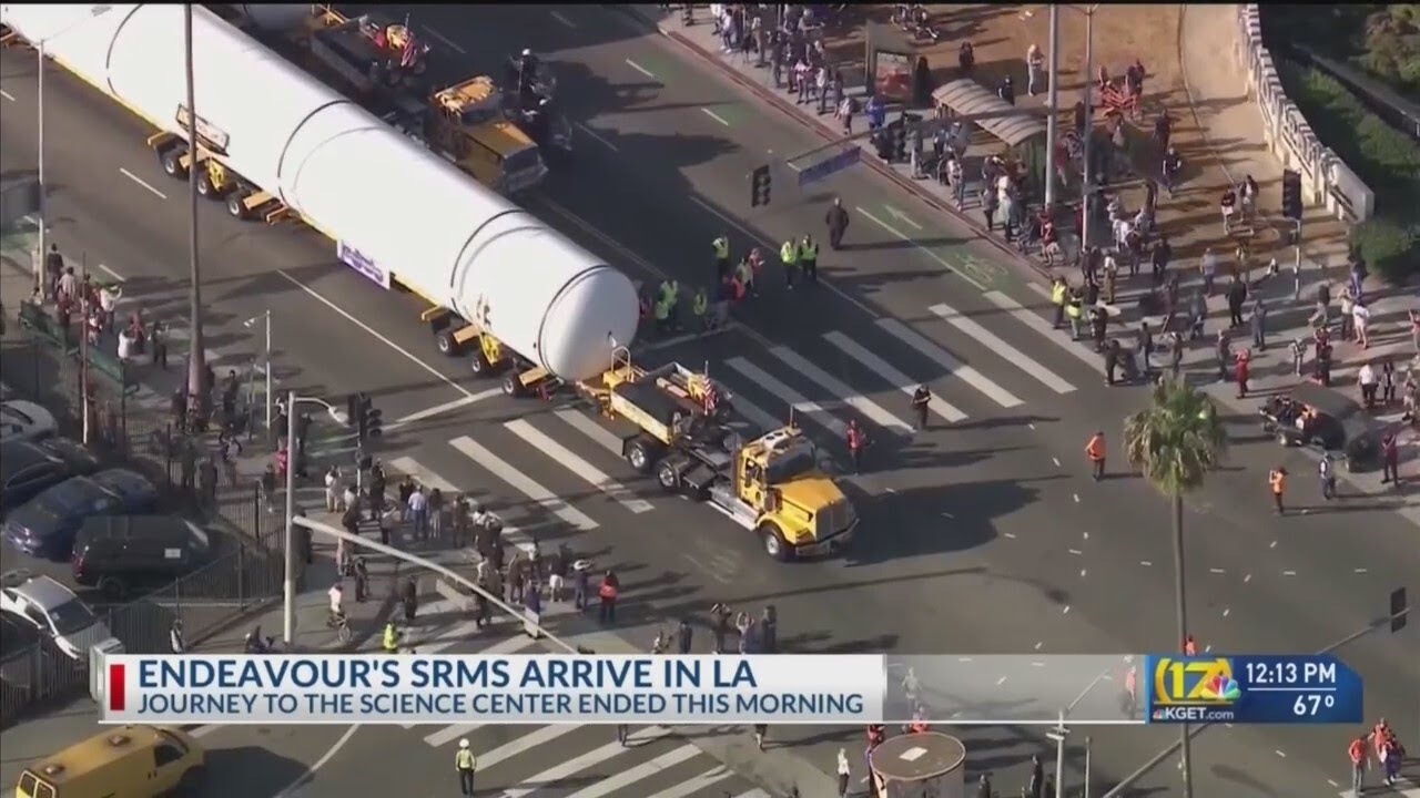 Endeavour’s Srms Arrive In Los Angeles