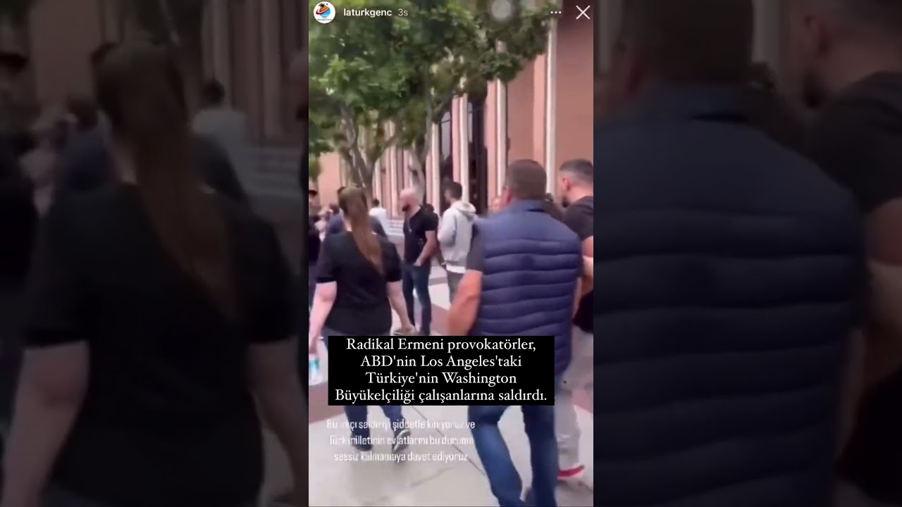 Ermenilerden Abd’de Provokasyon! Ermeni Provokatörler Los Angeles’taki Usc Kampüsüne Saldırdı