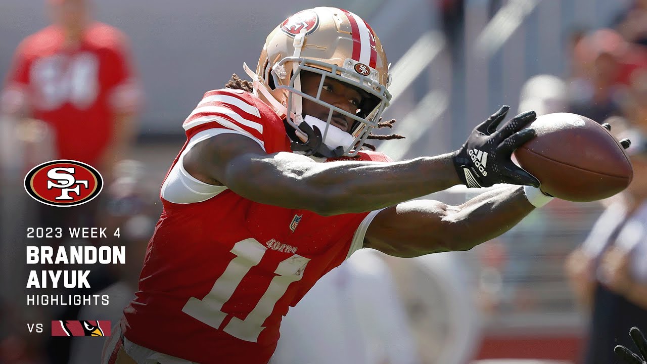 Every Catch by Brandon Aiyuk from the 49ers Week 4 Win Over the Cardinals 2 Every Catch By Brandon Aiyuk From The 49ers Week 4 Win Over The Cardinals