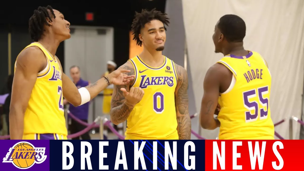 EXCLUSIVE: LAKERS' ROOKIE CATCHES ATTENTION ON FIRST DAY OF CAMP! LOS ANGELES LAKERS NEWS 2 Exclusive: Lakers’ Rookie Catches Attention On First Day Of Camp! Los Angeles Lakers News