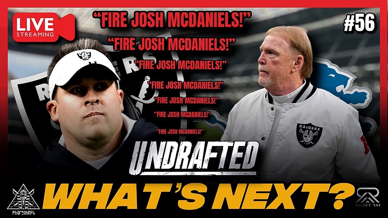 Fire Josh Mcdaniels? Live Call In ☎️ Show, Mark Davis, Raiders Bears Review, & More! W/ @pharoahnfl