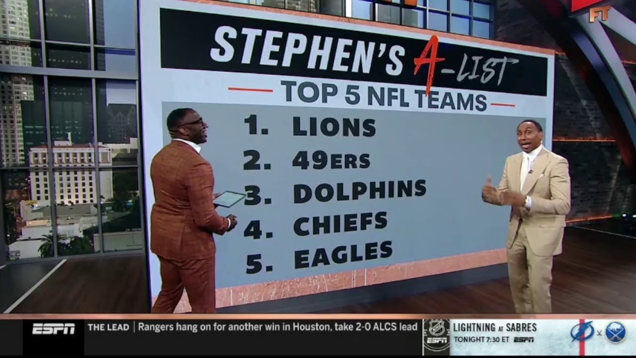 First Take | Shannon Rips Stephen A. For Saying Lions Over 49ers Are The “best” Team In The Nfl