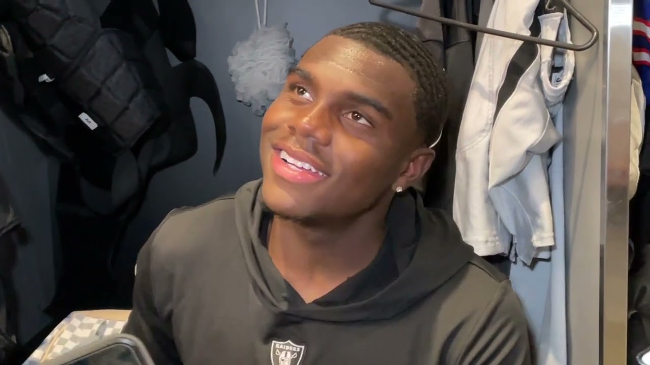 From The Las Vegas Raiders Locker Room: Cb Jakorian Bennett Pre New England Patriots