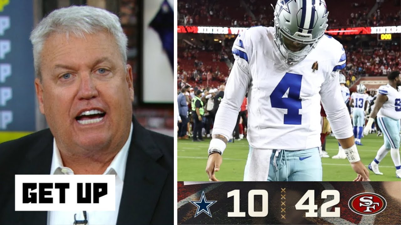 Get Up | Dak Prescott Is A Disaster – Rex Ryan On Cowboys Crush In Humbling Defeat To Unbeaten 49ers