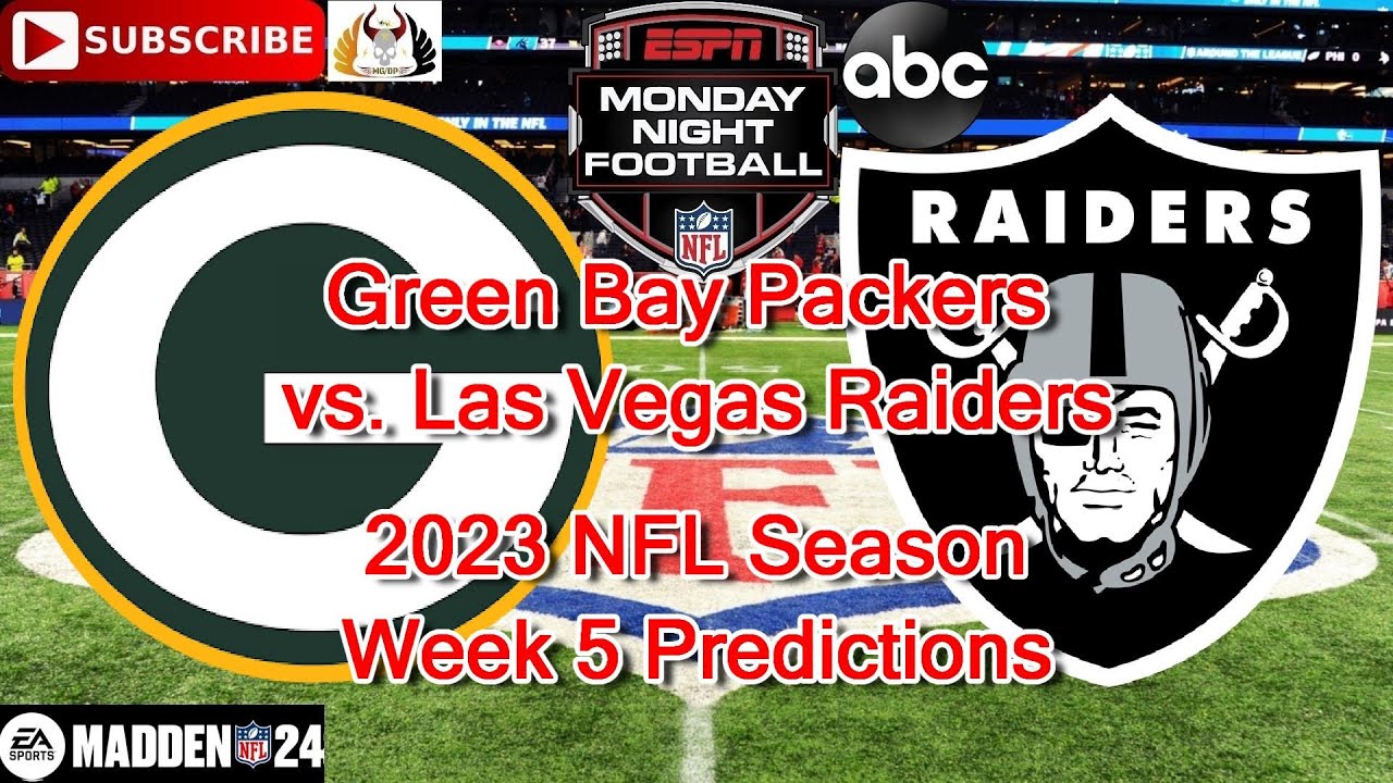 Green Bay Packers vs. Las Vegas Raiders | 2023 NFL Season Week 5 | Predictions Madden NFL 24 1 Green Bay Packers Vs. Las Vegas Raiders | 2023 Nfl Season Week 5 | Predictions Madden Nfl 24