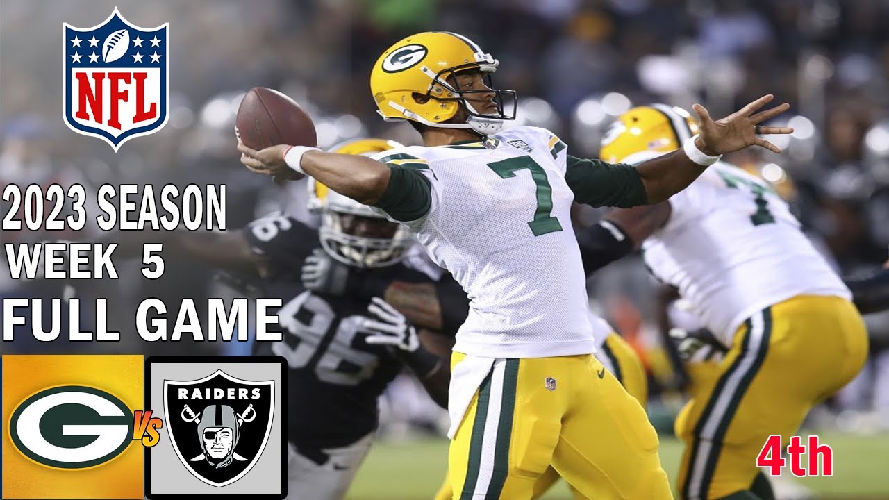 Green Bay Packers Vs Las Vegas Raiders 4th Full Game 10/9/23 Week 5 | Nfl Highlights Today